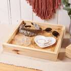 Bandeja De Madeira Quadrada