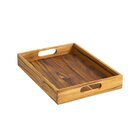 Bandeja De Madeira Teca Retangular - Stolf