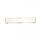 Bandeja De Metal Com Espelho Dourada 15cm X 25cm X 4cm - Lyor