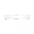 Bandeja De Metal Com Espelho Prateada 25 X 15 X 4 Cm