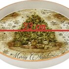 Bandeja De Natal Natalina Plástico Polipropileno 33cm