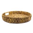 Bandeja De Palha Redonda 7x40x40cm