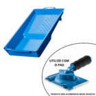 Bandeja De Pintura Plástico Para Pad 250ml Azul Atlas