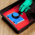 Bandeja De Pintura Plástico Para Pad 250ml Azul Atlas