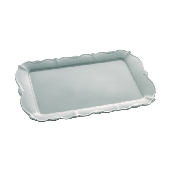 Bandeja de Porcelana Fancy Menta 36x22cm Wolff