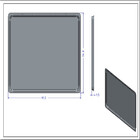 Bandeja De Residuos Aluminio Para Forno De Bancada 60l