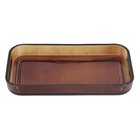 Bandeja de Vidro Ambar Oikos