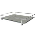 Bandeja De Vidro Espelhada Retangular Para Decoração Casa