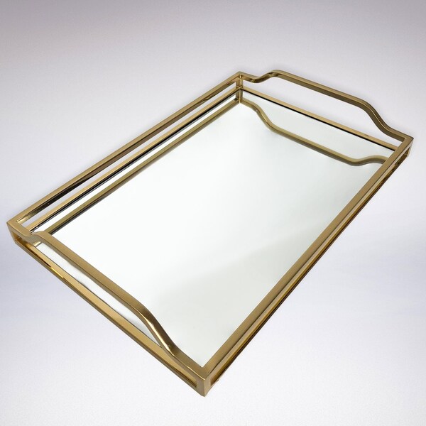 Bandeja Decor Sofisticada Dourado Imperial