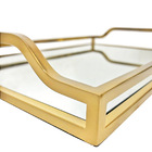 Bandeja Decor Sofisticada Dourado Imperial