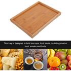 Bandeja Decorativa 28cm Bambu Ecológico P/ Servir Café Chá
