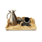 Bandeja Decorativa Aperitivo Madeira Pinus Com Alça Coração S