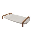 Bandeja Decorativa Barcelona Em Madeira E Detalhe Cobre Laca