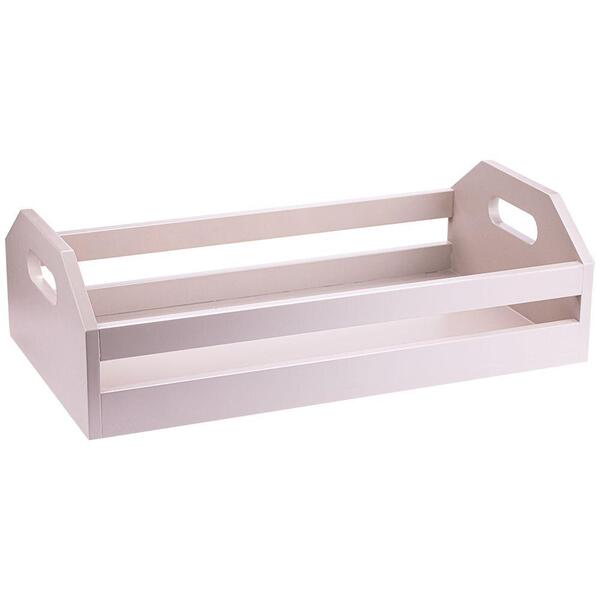 Bandeja Decorativa Bege Claro 50x27x15