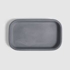 Bandeja Decorativa De Concreto (kuba) - Grafite