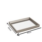 Bandeja Decorativa Espelhada 30x40cm Bw Quadros