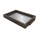 Bandeja Decorativa Espelhada 30x40cm - Com Alça - E2630