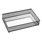 Bandeja Decorativa Espelhada De Metal Barcelona 21x13x5cm - W