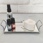 Bandeja Decorativa Espelhada Para Aparador Banheiro Bar Perfu