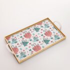 Bandeja Decorativa Grande Cacto Mandacarú - 45x30cm Clara