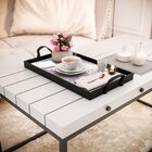 Bandeja Decorativa Grande Costela De Adão E Folhas - 45x30cm