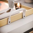 Bandeja Decorativa Grande Flor E Ramo - 45x30cm Clara