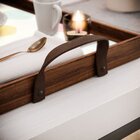 Bandeja Decorativa Grande Poá Colorido - 45x30cm Marrom