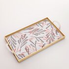 Bandeja Decorativa Grande Ramos - 45x30cm Clara