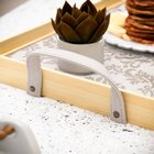 Bandeja Decorativa Média Arabesco - 40x28cm Clara