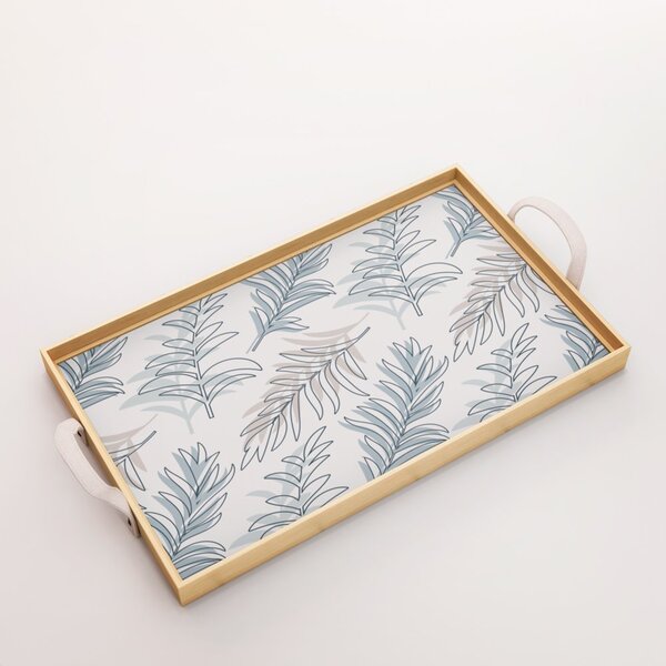 Bandeja Decorativa Média Ramos - 40x28cm Clara
