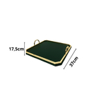 Bandeja Decorativa Noite Metal Verde Eucalipto