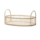 Bandeja Decorativa Oval Em Bambu 37cm 14657p Mart