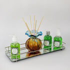 Bandeja Decorativa Para Banheiro - Clean Prateada 34x12cm