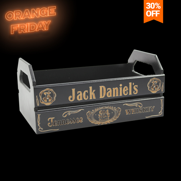 Bandeja Decorativa Para Bebidas Com Alça Caixa Em Mdf Decoraç