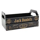 Bandeja Decorativa Para Bebidas Com Alça Caixa Em Mdf Decoraç