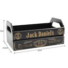 Bandeja Decorativa Para Bebidas Com Alça Caixa Em Mdf Decoraç