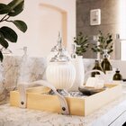 Bandeja Decorativa Pequena Azulejo Português - 32x22cm Clara