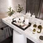 Bandeja Decorativa Pequena Cacto Mandacarú - 32x22cm Preta