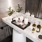 Bandeja Decorativa Pequena Costela De Adão Colorida - 32x22cm