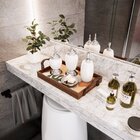 Bandeja Decorativa Pequena Costela De Adão Verde - 32x22cm Ma