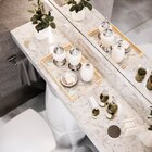 Bandeja Decorativa Pequena Traços Geométrico - 32x22cm Clara