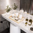 Bandeja Decorativa Pequena Triângulos Coloridos - 32x22cm Cla