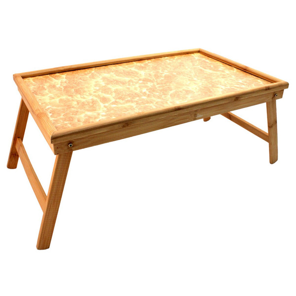 Bandeja Dobravel Bambu Cafe Da Manha Almoço Jantar Lanche Cam