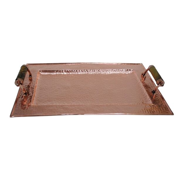 Bandeja Em Aluminio Cobre 71cm X 46cm X 10cm