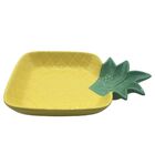 Bandeja Em Ceramica Lemon Amarela 31 2cm X 20 5cm X 5 6cm