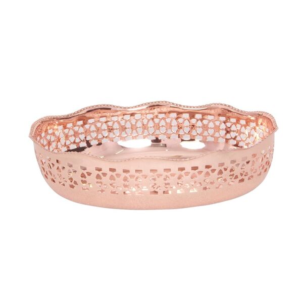 Bandeja Em Cobre  19cm X 16cm X 5 5cm