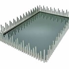 Bandeja Em Ferro Prata 35x23x6cm