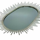 Bandeja Em Ferro Prata 39x28x5cm