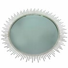 Bandeja Em Ferro Prata 43x43x5cm