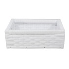 Bandeja Em Fita 30x20x10cm - Branco